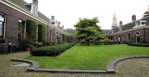 charity for the poor, orphans and elderly at hofjes almshouses haarlem
