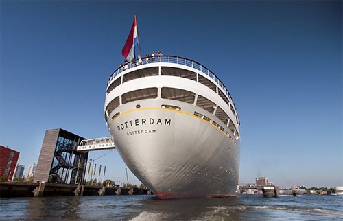 the legendary former flagship of the Holland America Line, the ss Rotterdam